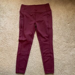 Eddie Bauer fleece lined leggings, size large